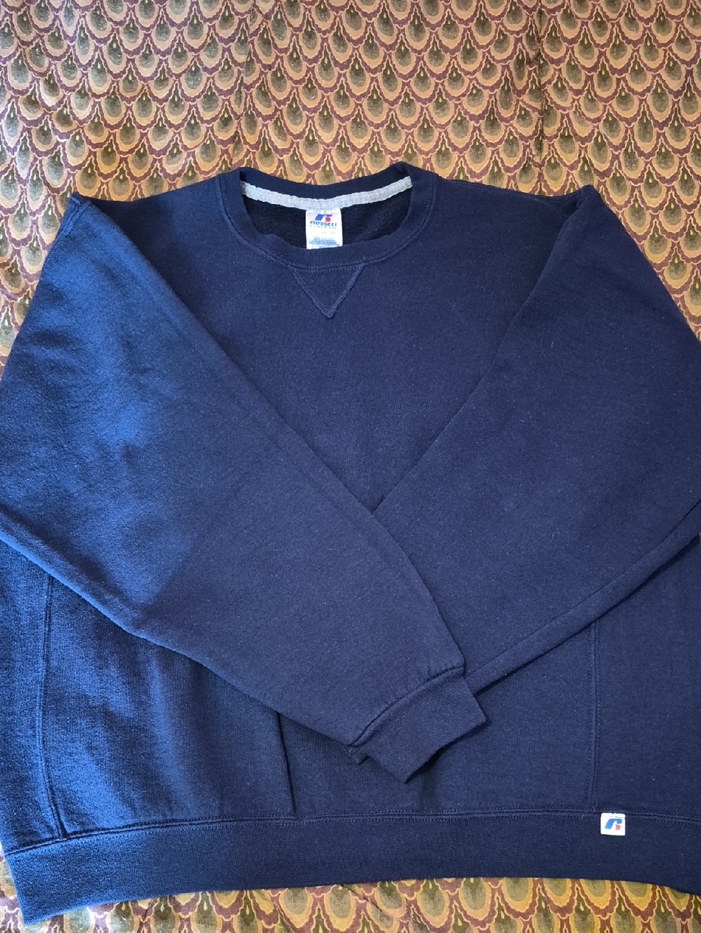 Russell Athletic Navy Crewneck Pullover Sweatshirt